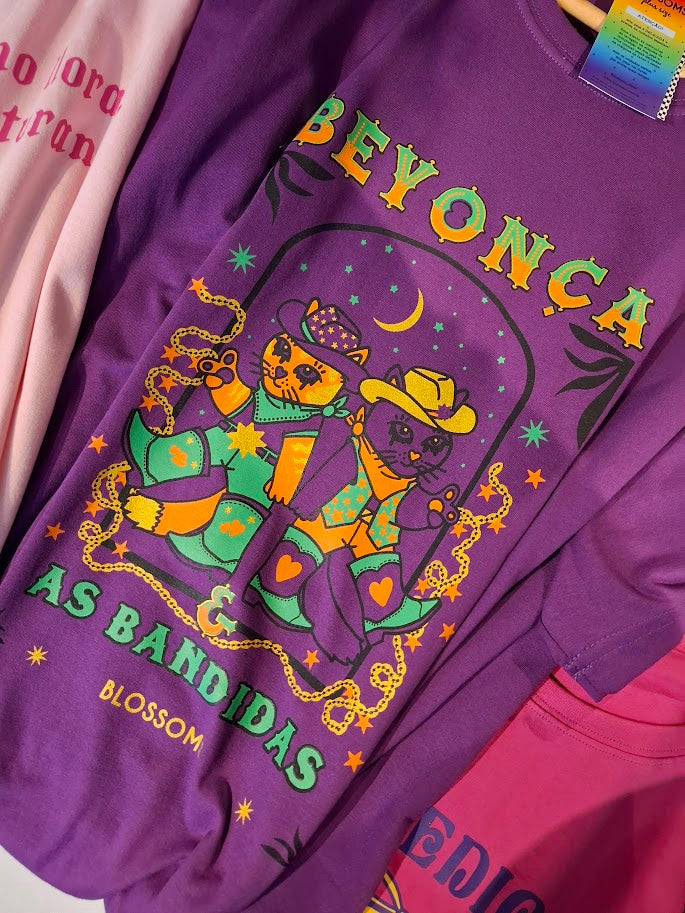 CAMISETA BEYONÇA E AS BANDIDAS