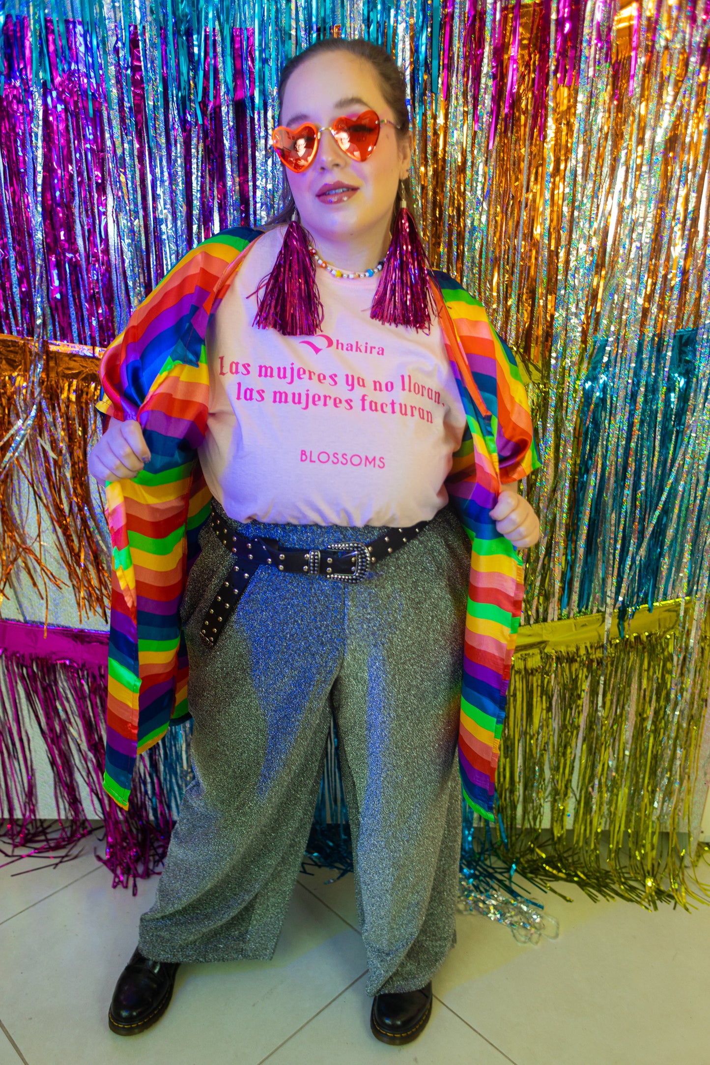 CALÇA PANTALONA LUREX BRILHINHOS