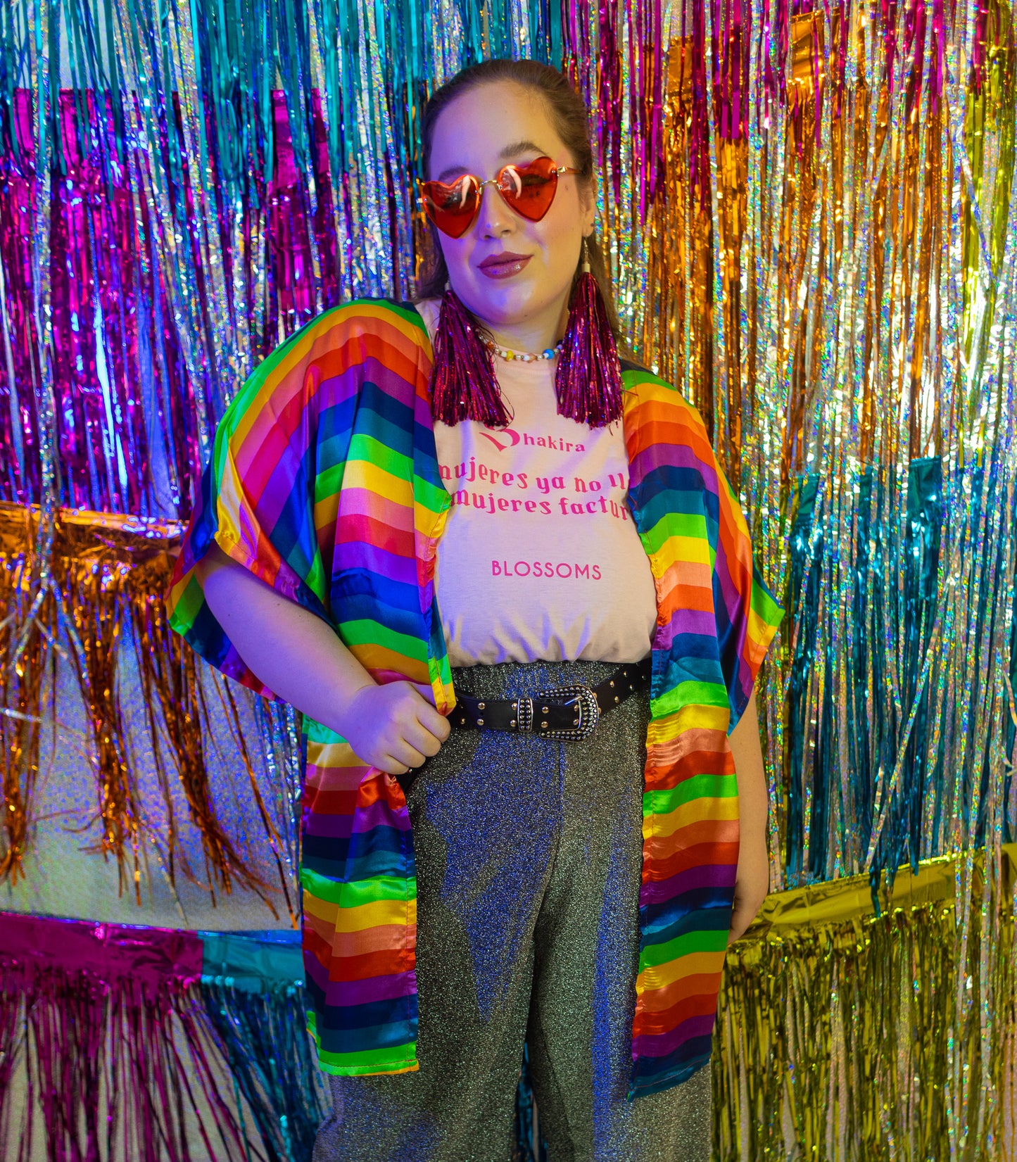 KIMONO CETIM ARCO-ÍRIS