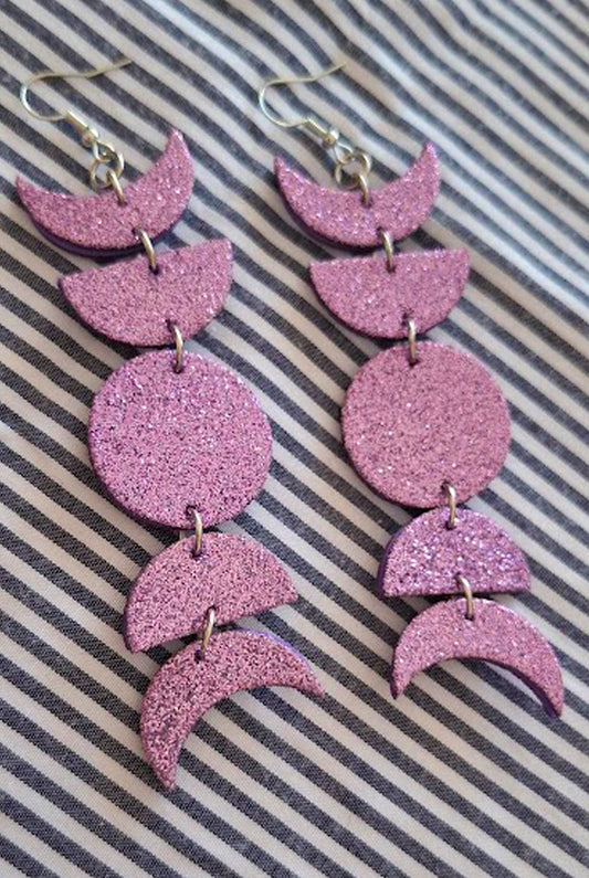 BRINCO FASES DA LUA ROXO