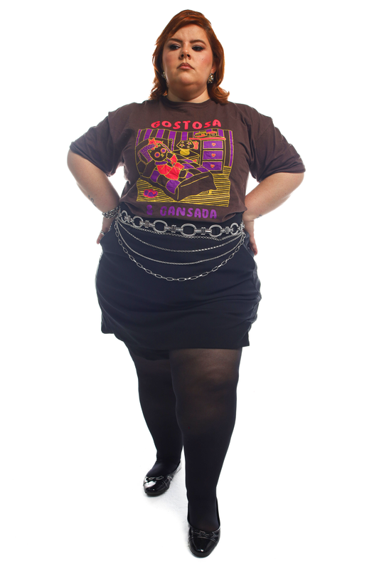 CAMISETA GOSTOSA & CANSADA