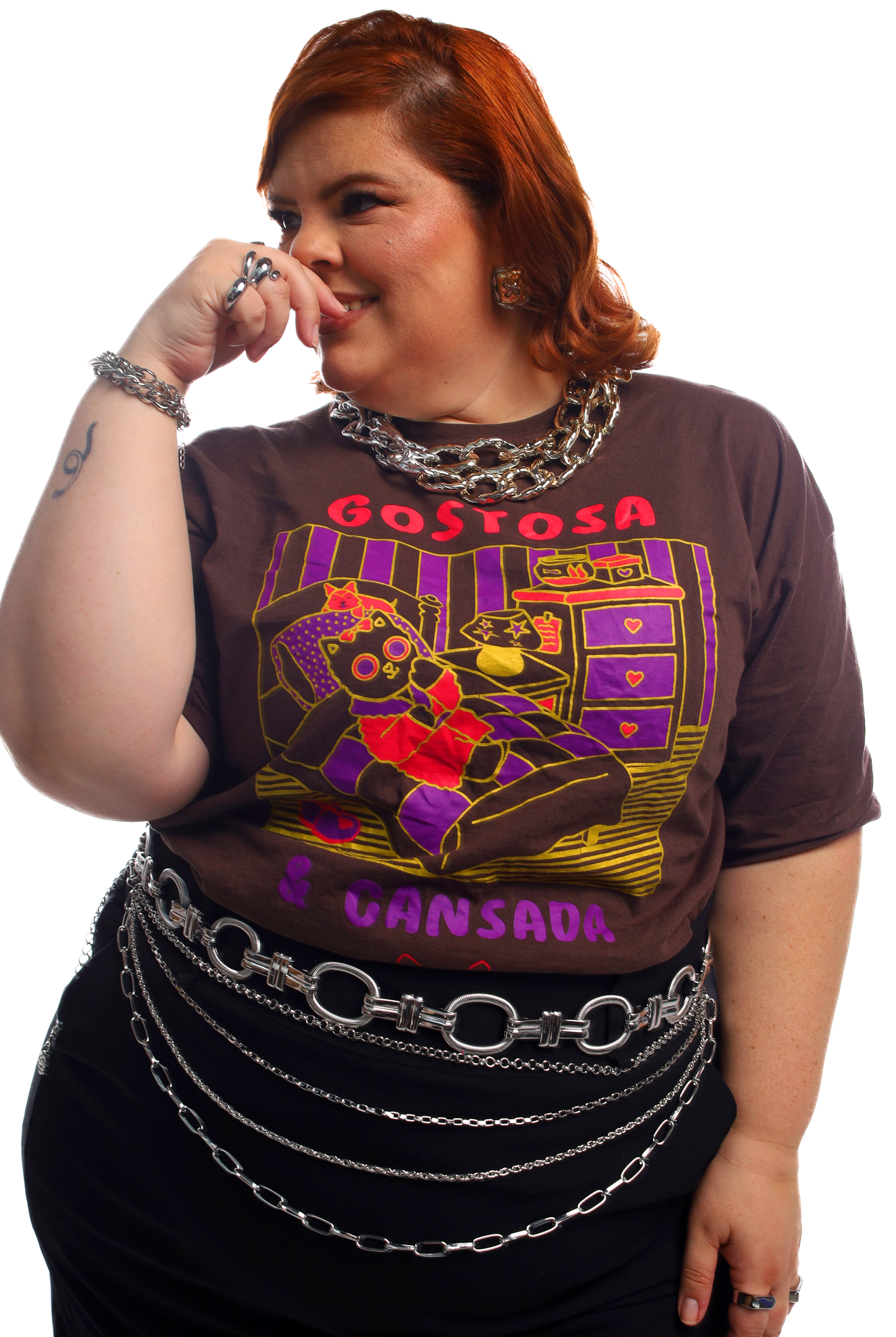 CAMISETA GOSTOSA & CANSADA