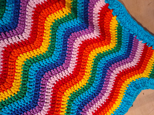 COLETE CROCHÊ ZIG-ZAG