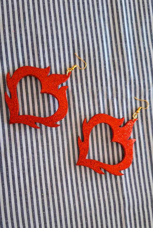 BRINCO CORAÇÃO EM CHAMAS